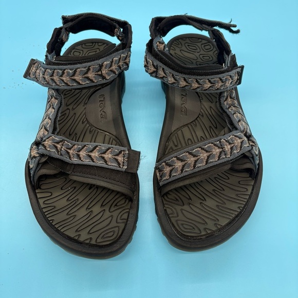 Teva Men’s Hurricane Blue Black Hiking Trail Water Sandals Size 13 - Picture 1 of 5